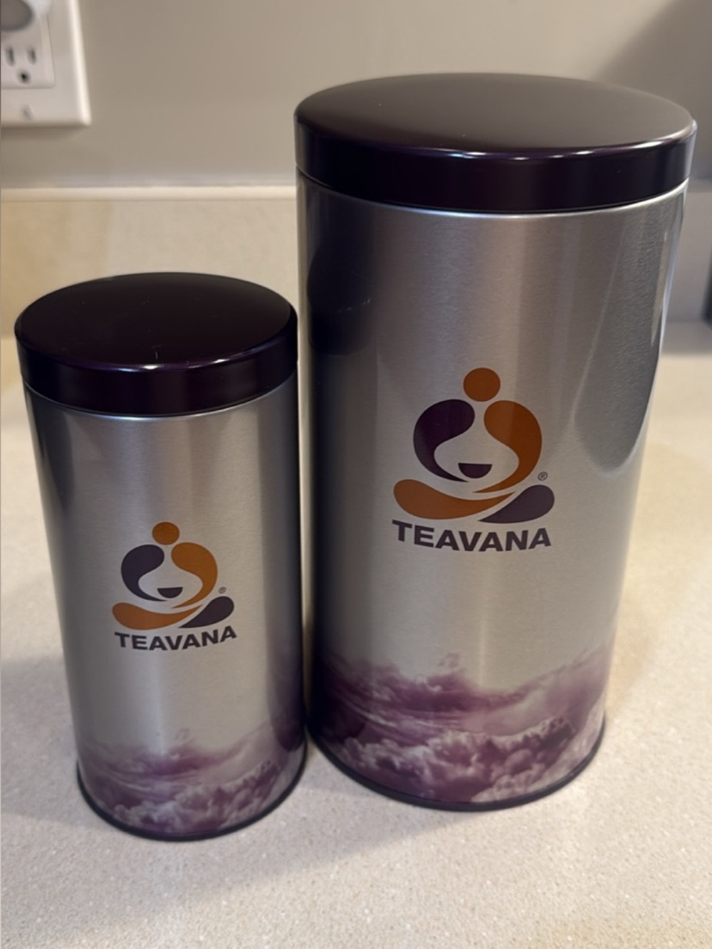Teavana  Vintage Tin Canisters